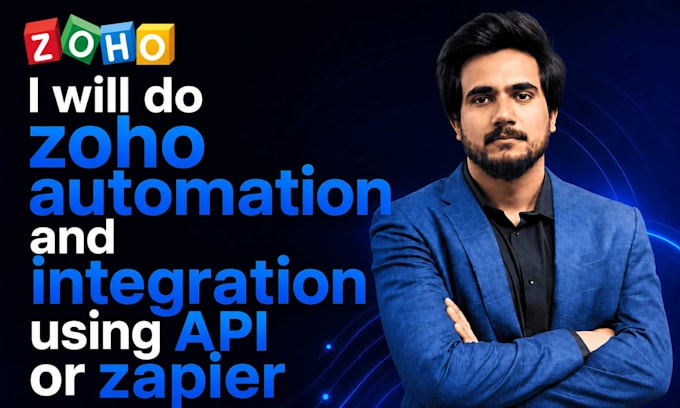 do zoho automation and integration using API or zapier