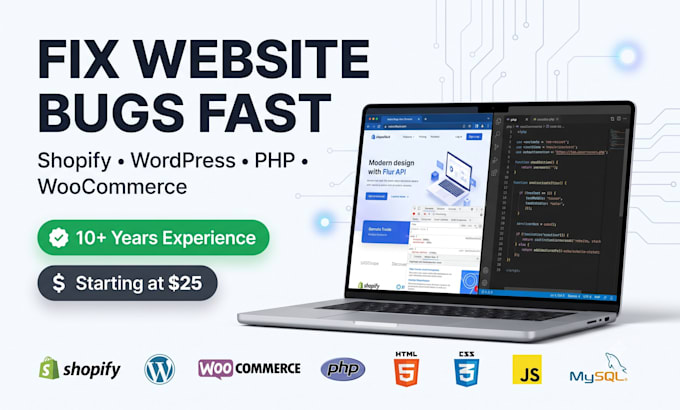 fix shopify, wordpress and PHP bugs