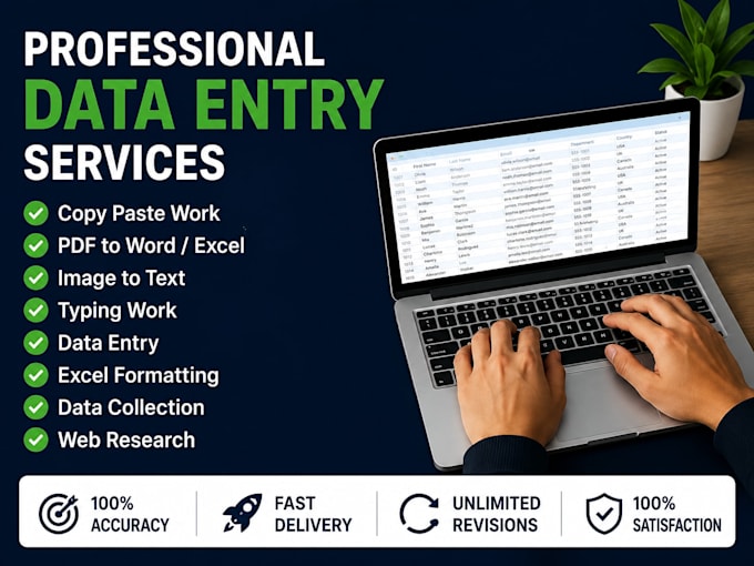 convert PDF to word, excel, or do typing work manually
