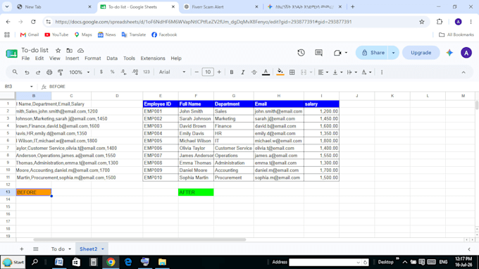 organize and clean data in excel spreadsheets