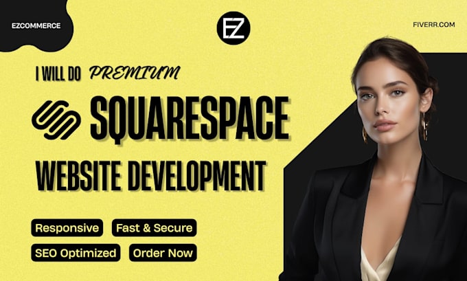 do squarespace website development or design custom squarespace website