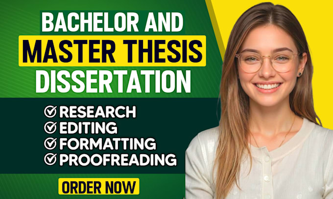 proofread, format and edit your master, bachelor thesis or dissertation