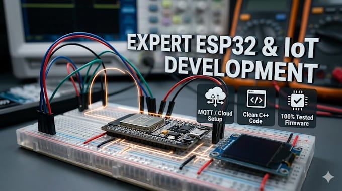 build custom esp32 iot hardware and sensor integration solutions