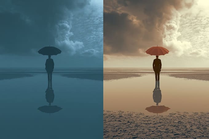 make a photo manipulation, compositing