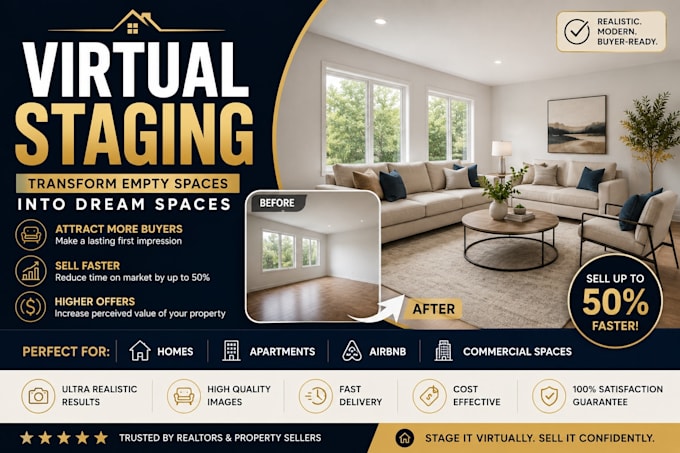 do virtual renovation house staging, virtual staging interior design rendering