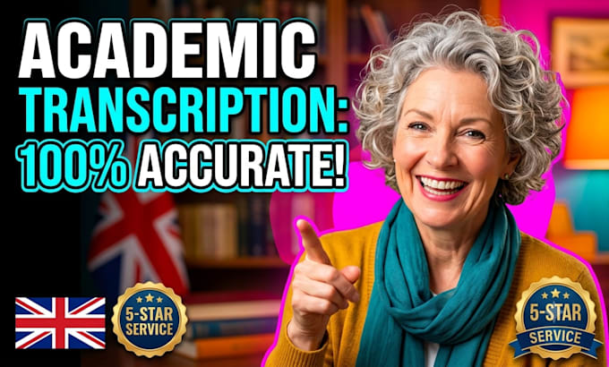 provide academic and interview transcription