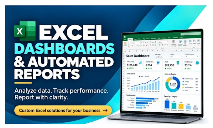 create interactive excel dashboards and automated reports