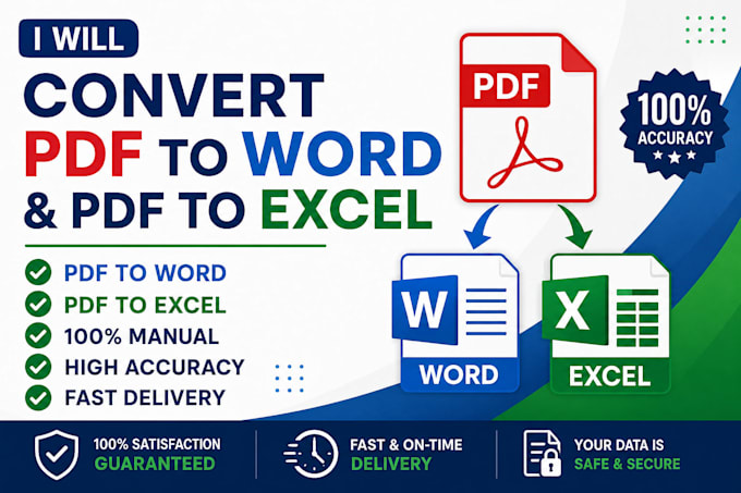 convert PDF to word, excel, or editable document