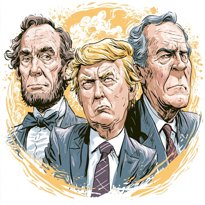 do digital political cartoon for political cartoon
