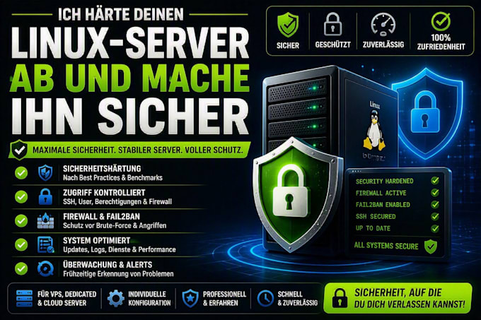 haertung und absicherung deines linux servers vps
