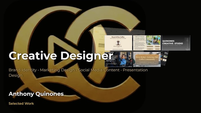 design professional presentations, pitch decks, and marketing visuals