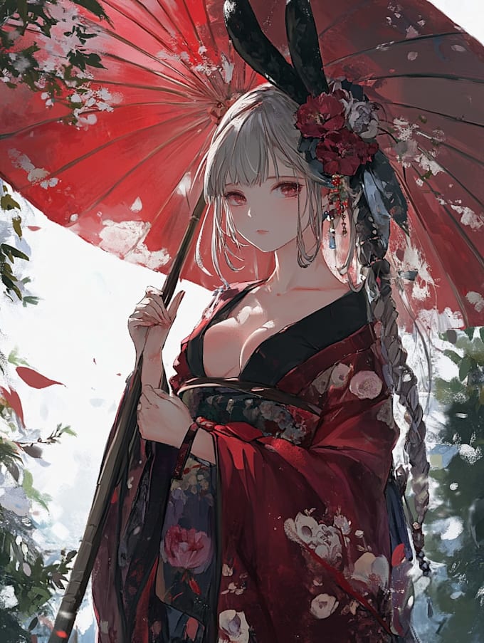draw anime character art illustration