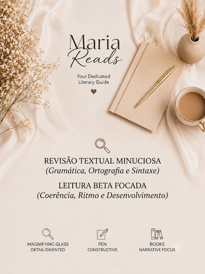 ser sua leitura beta e fazer revisao