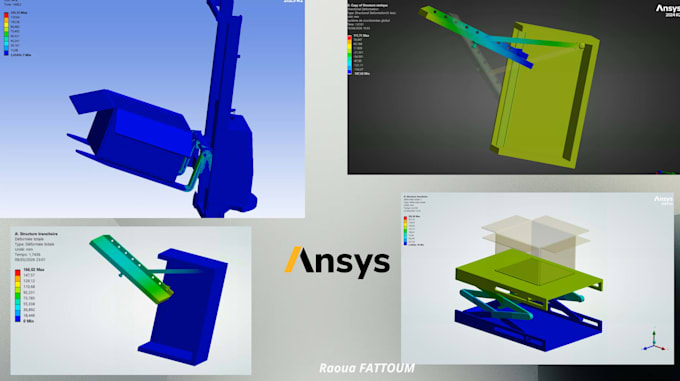 do structural fea for mechanical equipment in ansys