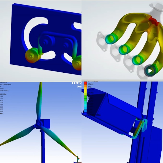 do wind turbine fea structural analysis and tower buckling simulation