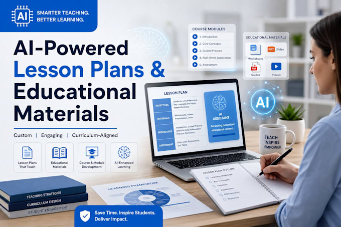 create professional instructional materials and lesson plans