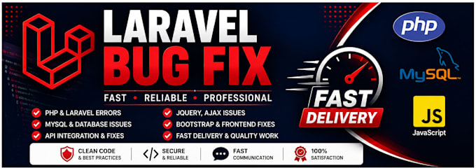 fix laravel PHP bugs and errors