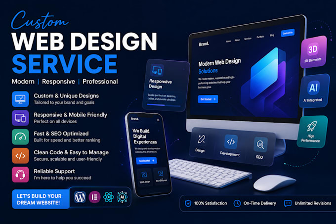 be your virtual assistant, digital marketer and web developer