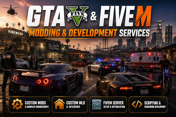 provide professional gta v and fivem modding and development