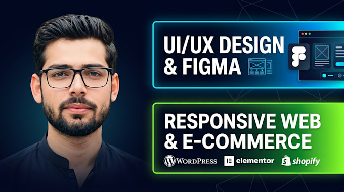 design modern web and mobile ui ux in figma