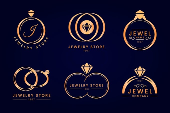 do a premium meaningful wedding ring logo design