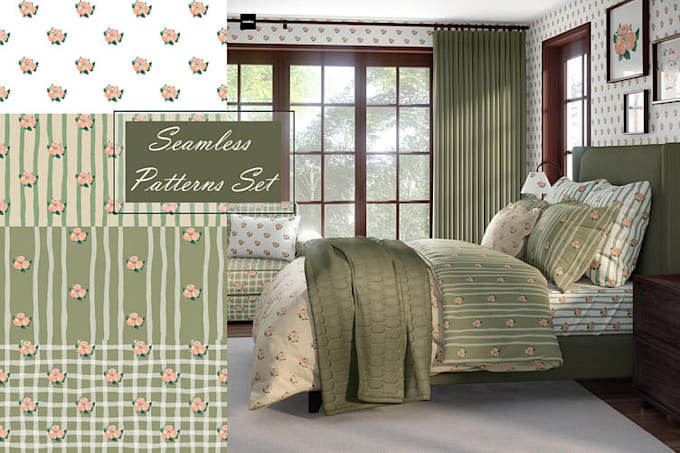 create floral seamless pattern, floral pattern, tapestry floral leaf textile