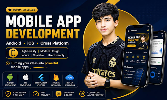 develop a professional android app or mobile app
