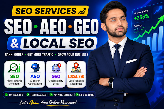 optimize website onpage, GEO, aeo, local, offpage and ai SEO optimization
