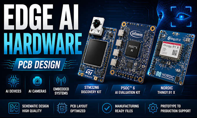design edge ai pcb, tinyml hardware, esp32 ai, and embedded ai systems