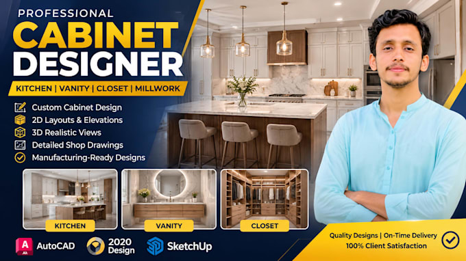 design custom kitchen cabinets and millwork shop drawings
