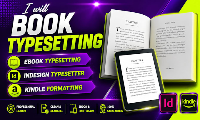 be your book formatter and professional typesetter