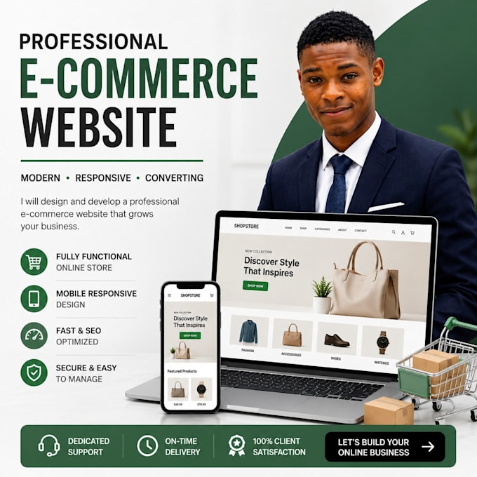 ecommerce website online store wordpress developer website development and seo