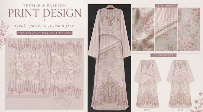create pattern ready to print, revision free
