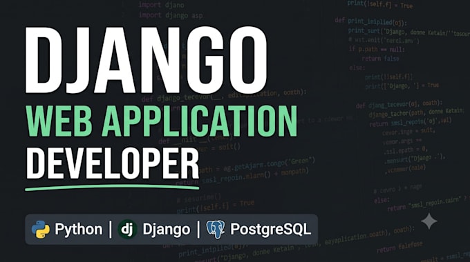 develop custom django web applications using python