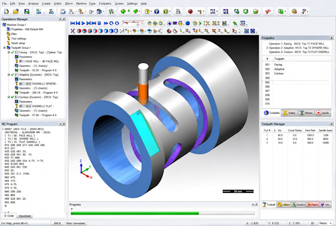 do cnc programming and g code for haas and fanuc with step by step explanation