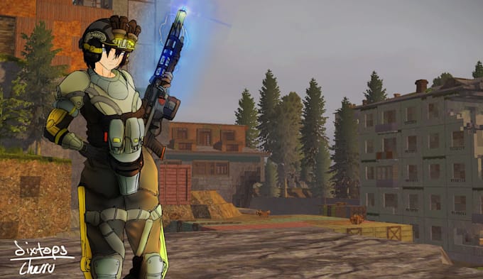 draw a tactical character for you