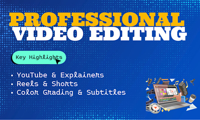 do creative work in video editing