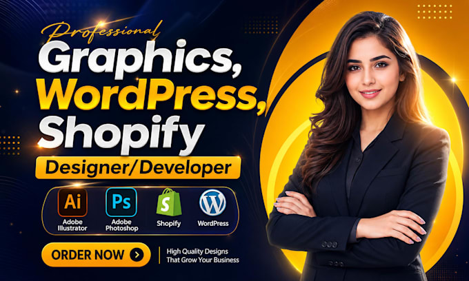 be your graphics wordpress shopify designer developer