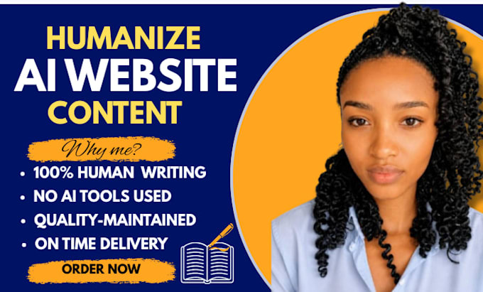manually humanize ai website content for SEO