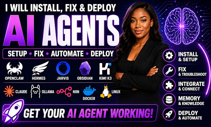 fix setup openclaw hermes ai agent obsidian second brain kimi 3 jarvis ai