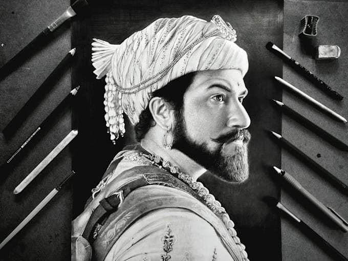 draw a hyperrealistic graphite portrait from your photo