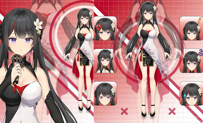 create vtuber avatar model, rig your 2d vtuber vrm vrchat, avatar facial rigging