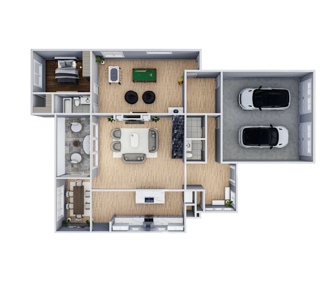 create 3d floorplan for you
