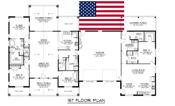create permit ready architectural drawings mep plan correction for ca tx tn