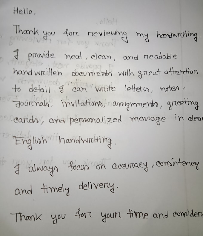 do professional handwriting and handwritten documents