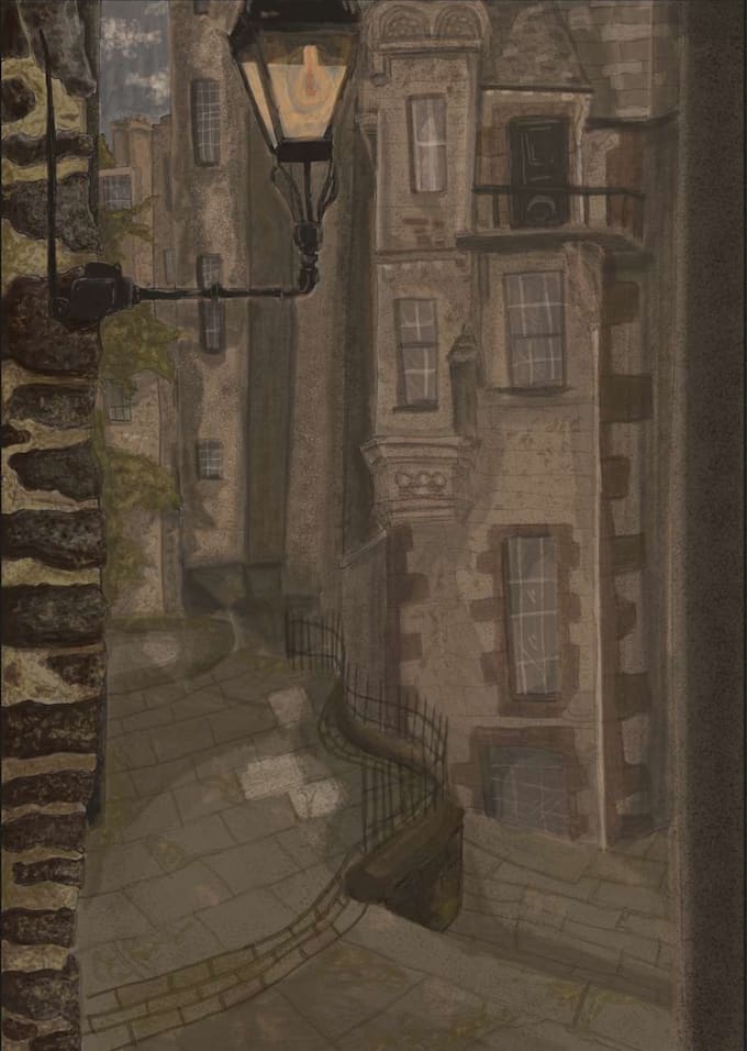 create a 2d background asset for games or animations