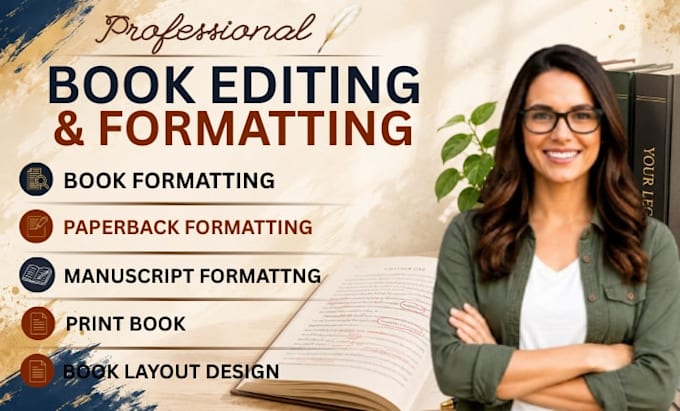 do book formatting book layout design print book paperback formatting