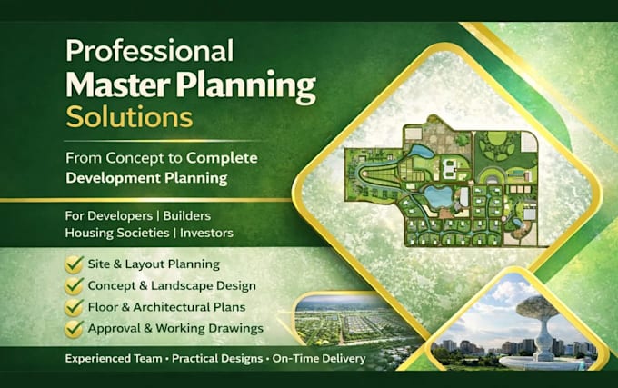 do professional urban planning, zoning, subdivision master plans