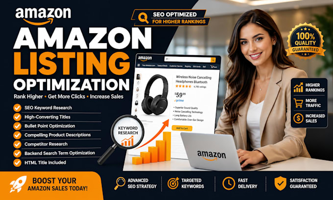 optimize amazon product listing SEO for higher ranking and sales