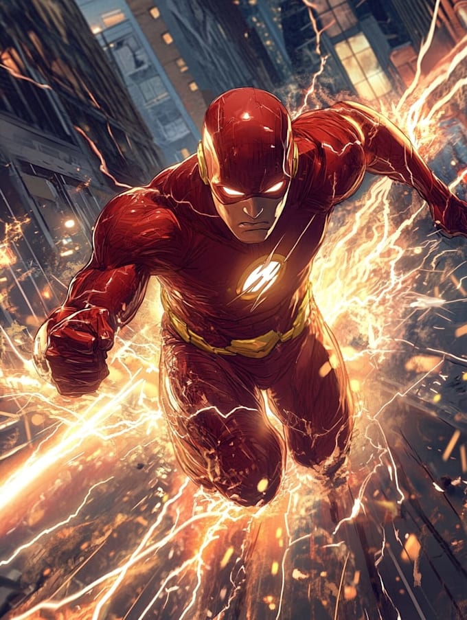 superhero character for comics